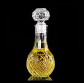 Vinagrera de vidrio 100 ml con diseño de líneas verticales