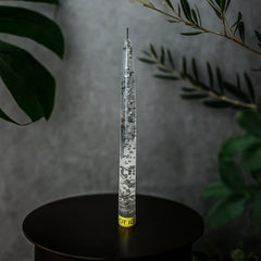 Vela decorativa de cristal 20 cm – Lala Home