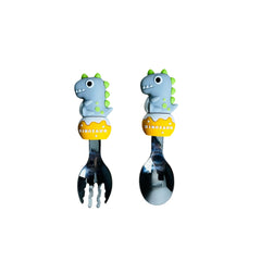 Set x2 Cubiertos 3D Dinosaurio | Lala Home Colombia