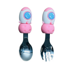 Set 2 Cubiertos 3D Cohete | Lala Home Colombia