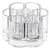 Organizador Acrílico para 6 Brochas con Flor | Lala Home Colombia