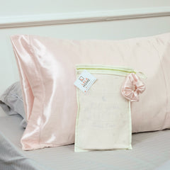 Juego de 2 fundas de almohada de seda, Fundas Anti Frizz