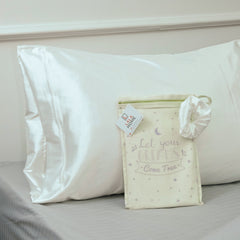 Juego de 2 fundas de almohada de seda, Fundas Anti Frizz