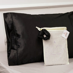 Juego de 2 fundas de almohada de seda, Fundas Anti Frizz