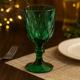 Copa elegante de vidrio esmerilado diseño clásico 235 ml