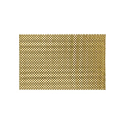 Individual Para Mesa En PVC 30X46cm Tejido Cruzado Dorado