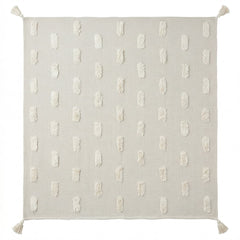 Manta Greyton 664 color taupe para sofá o cama