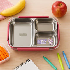 Lonchera Acero Inoxidable 3 Compartimientos 780 ml | Lala Home Colombia