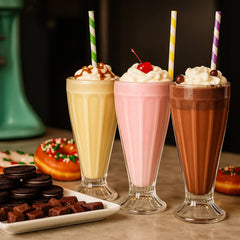 Copa Helado Líneas Vidrio 400 ml | Lala Home Colombia