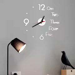 Reloj De Pared 3D 70-95cm