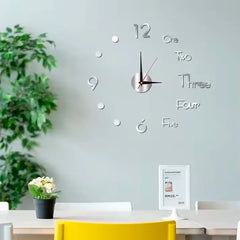 Reloj De Pared 3D 70-95cm