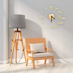 Reloj De Pared 3D 70-95cm