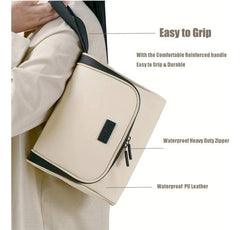 Maleta Viajera Curva Impermeable Tipo Cuero