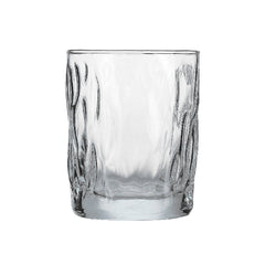 Vaso Whiskero En Vidrio 290ml Diseño Rayas