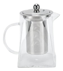 Tetera Infusora Vidrio Borosilicato 950 ml Cuadrado | Lala Home Colombia