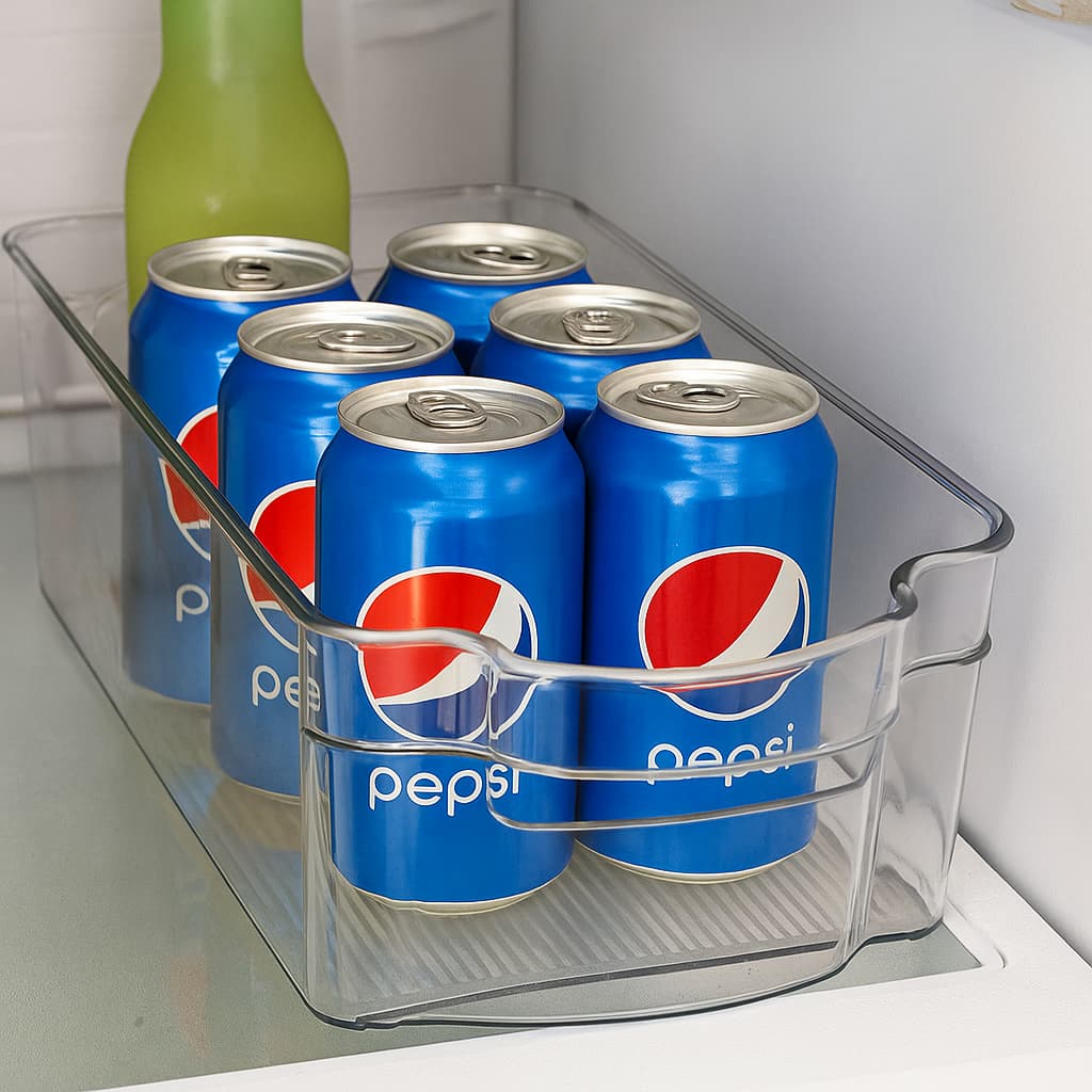 Organizador transparente de acrílico para nevera 16x30cm – Lala Home