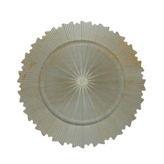 Plato Base Decorativo 32cm Con Manchas