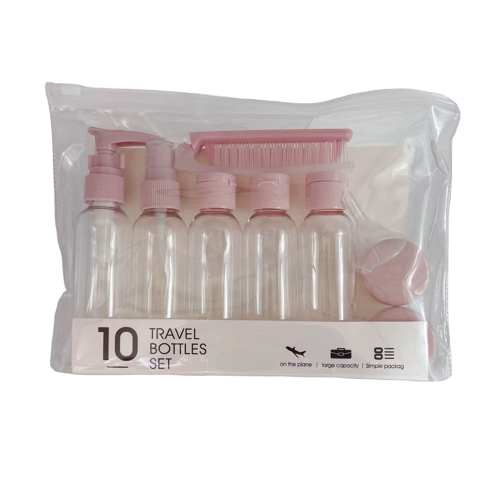 Recipientes Organizadores Viajeros x10 Pz