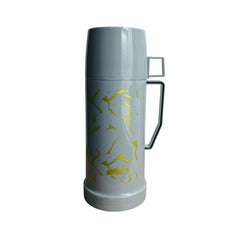 Termo plástico diseño mármol 0.96L color negro / gris / blanco