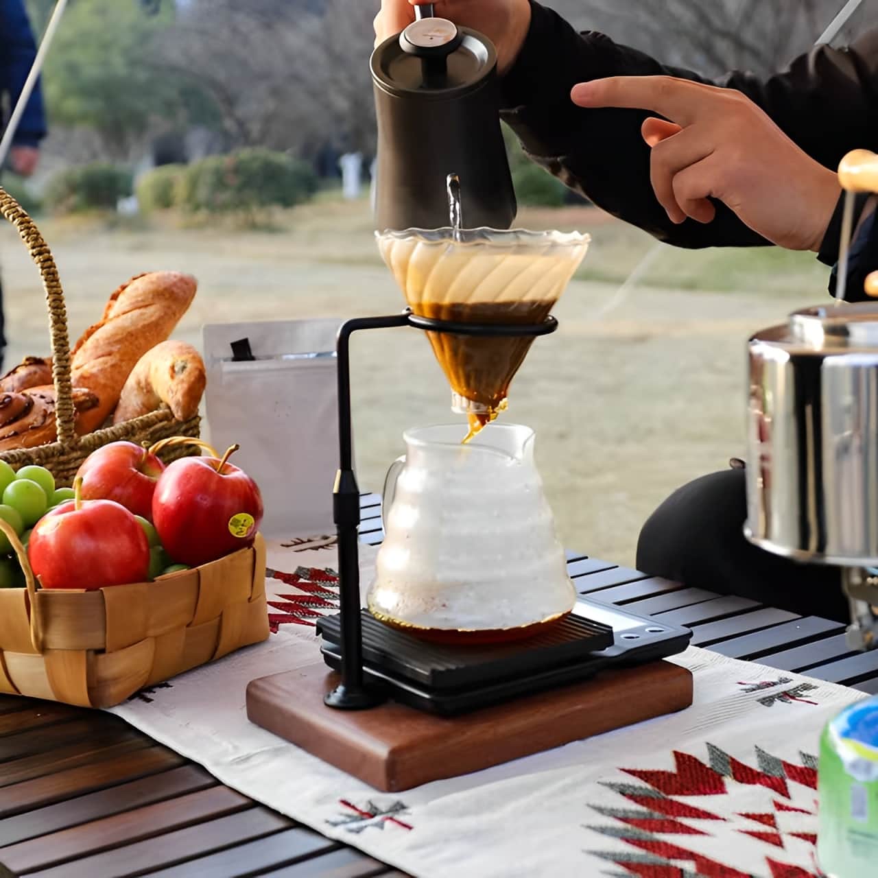 Soporte Para Filtro De Café En Madera
