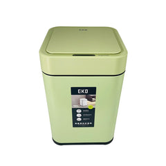 Papelera 10lt Con Sensor Inteligente Eko Verde Lima