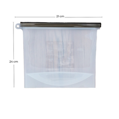Bolsa de Almacenamiento En Silicona Hermética Multiusos 1500ml