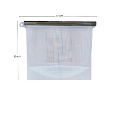 Bolsa de Almacenamiento de Alimentos En Silicona Hermética Multiusos 1000ml