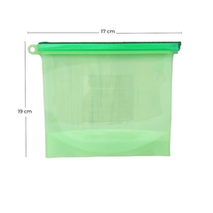 Bolsa de Almacenamiento de Alimentos En Silicona Hermética Multiusos 1000ml