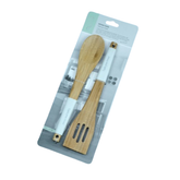 Set De Cocina x2 En Bambú Y Silicona