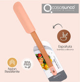 Espátula En Bambú Y Silicona Casasunco