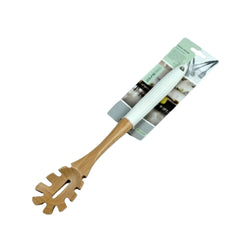 Espaguetera de Bambú con Mango de Silicona Antideslizante