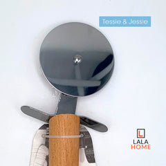 Cortador De Pizza En Bambú