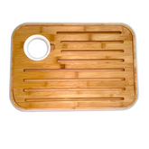 Tabla Para Tajar Pan Con Salsera En Bambú Tessie & Jessie