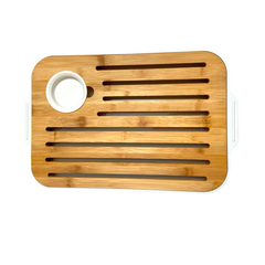 Tabla Para Tajar Pan Y Queso Con Recipiente Tessie & Jessie