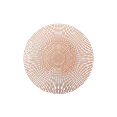 Individual para mesa con patrón radial de corazones