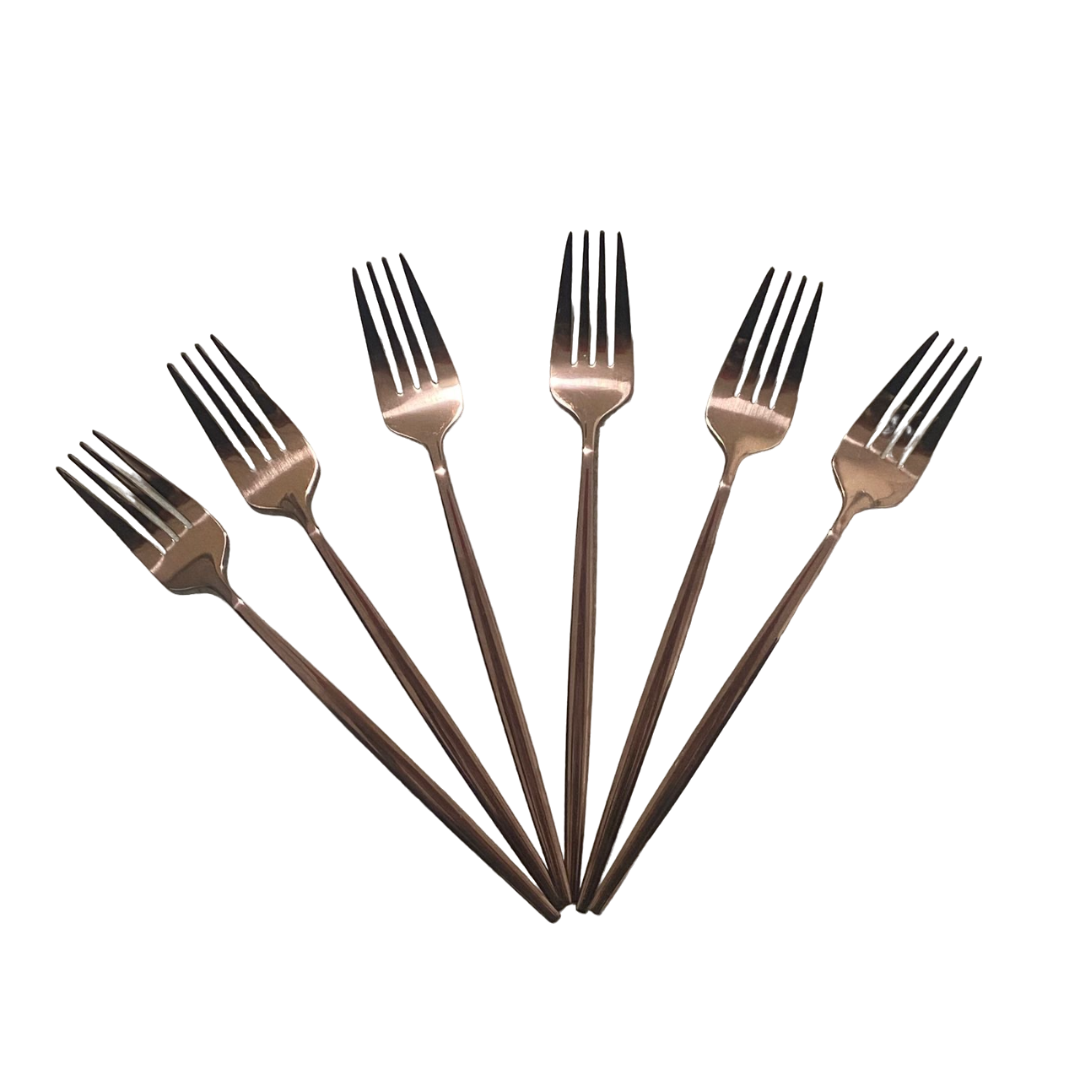 Set Tenedor x6 und Estambul Oro Rosa