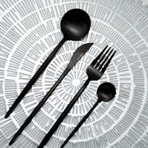 Set de 6 cucharas São Pablo negras – Lala Home