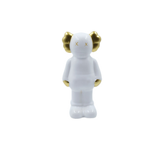Figura Decorativa Kaws 15cm Blanco En Cerámica