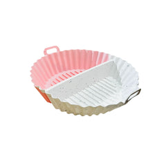 Molde Silicona Redondo 2 Divisiones Freidora 21cm | Lala Home