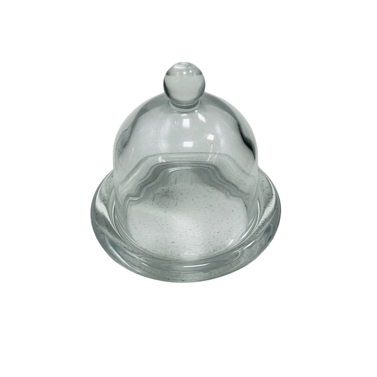 Mini Plato con Tapa de Vidrio 9x9x9 cm | Lala Home Colombia