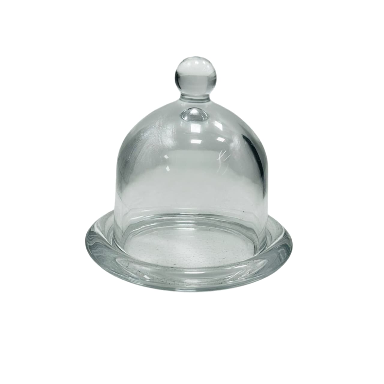 Mini Plato con Tapa de Vidrio 9x9x9 cm | Lala Home Colombia