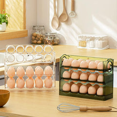 Organizador Para Huevos 3 Niveles Transparente