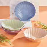 Plato mariscos forma concha colección Océano 436,7 cc