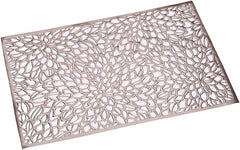 Individual Rectangular En PVC 30x45cm Diseño Hojas Con Borde