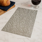 Individual rectangular en PVC diseño entramado moderno