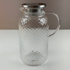 Jarra 1800ml Con Tapa Acero Inoxidable Diseño Burbujas