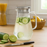 Jarra 1500ml Con Tapa Acero Inoxidable Diseño Triángulos