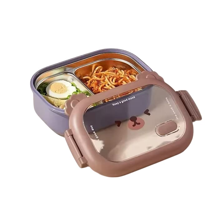 Lonchera Acero Inoxidable 950 ml Diseño Oso | Lala Home Colombia