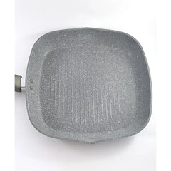 Asador cuadrado Arteeza 20cm antiadherente diseño venas estilo granito