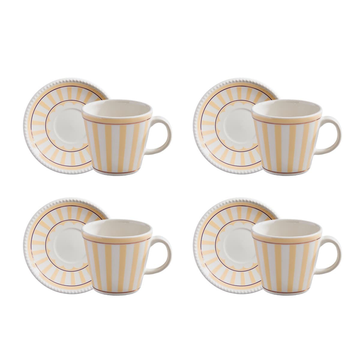 Juego de té Corona Lia para 4 personas diseño elegante